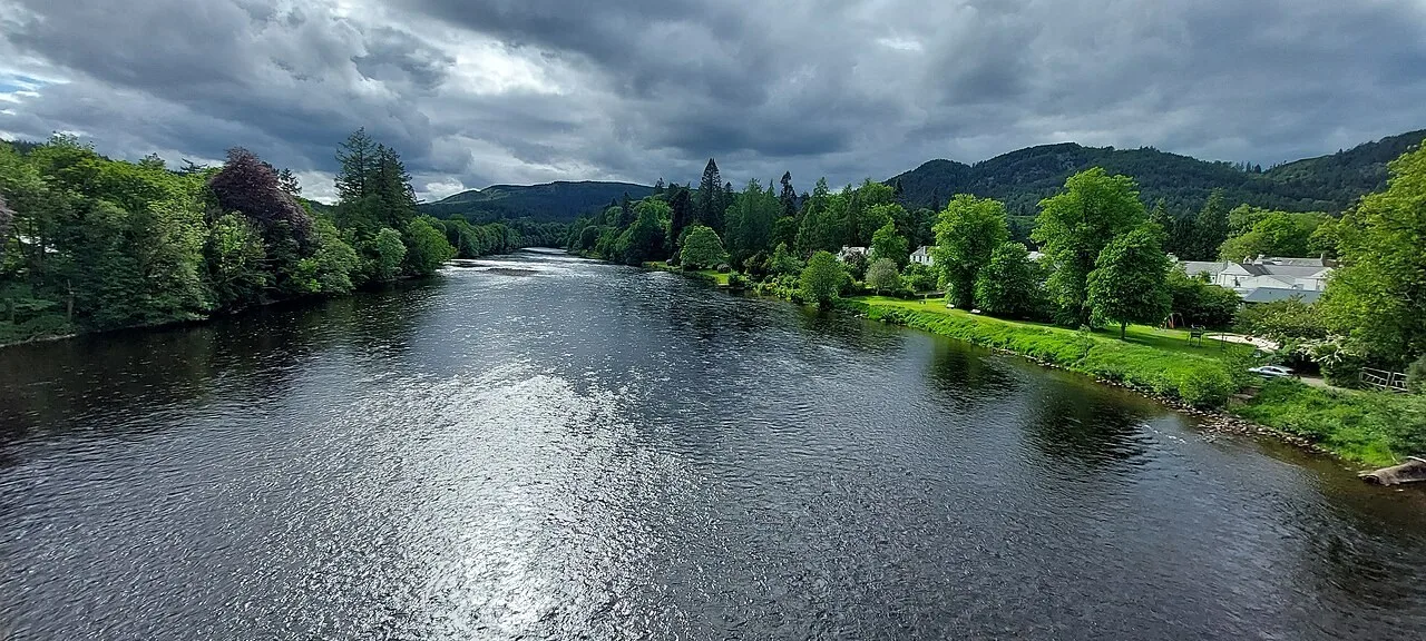 River Tay seen from Dunkeld Bridge