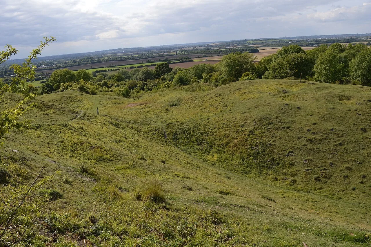 Chalk grassland at Totternhoe Knolls