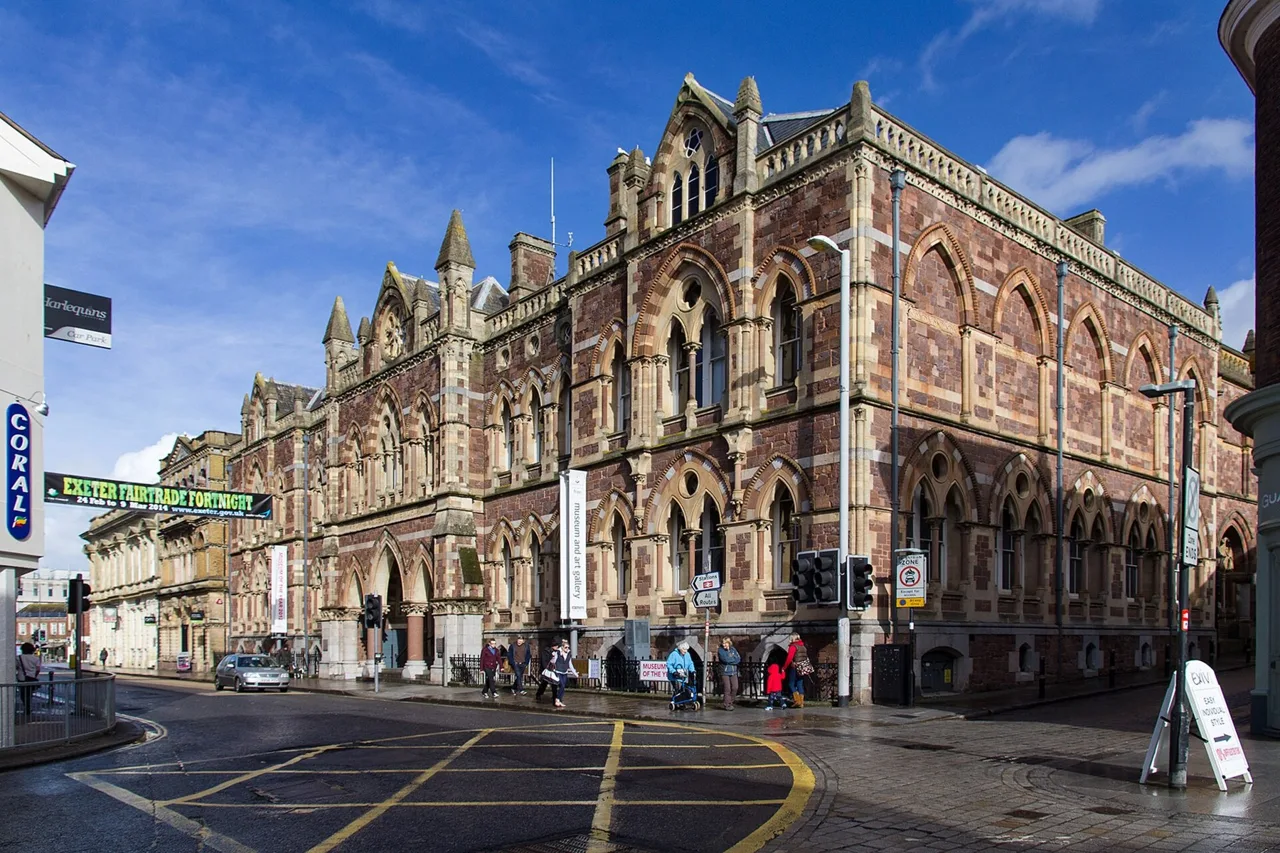 The stone frontage of Royal Albert Memorial Museum on Queen Street