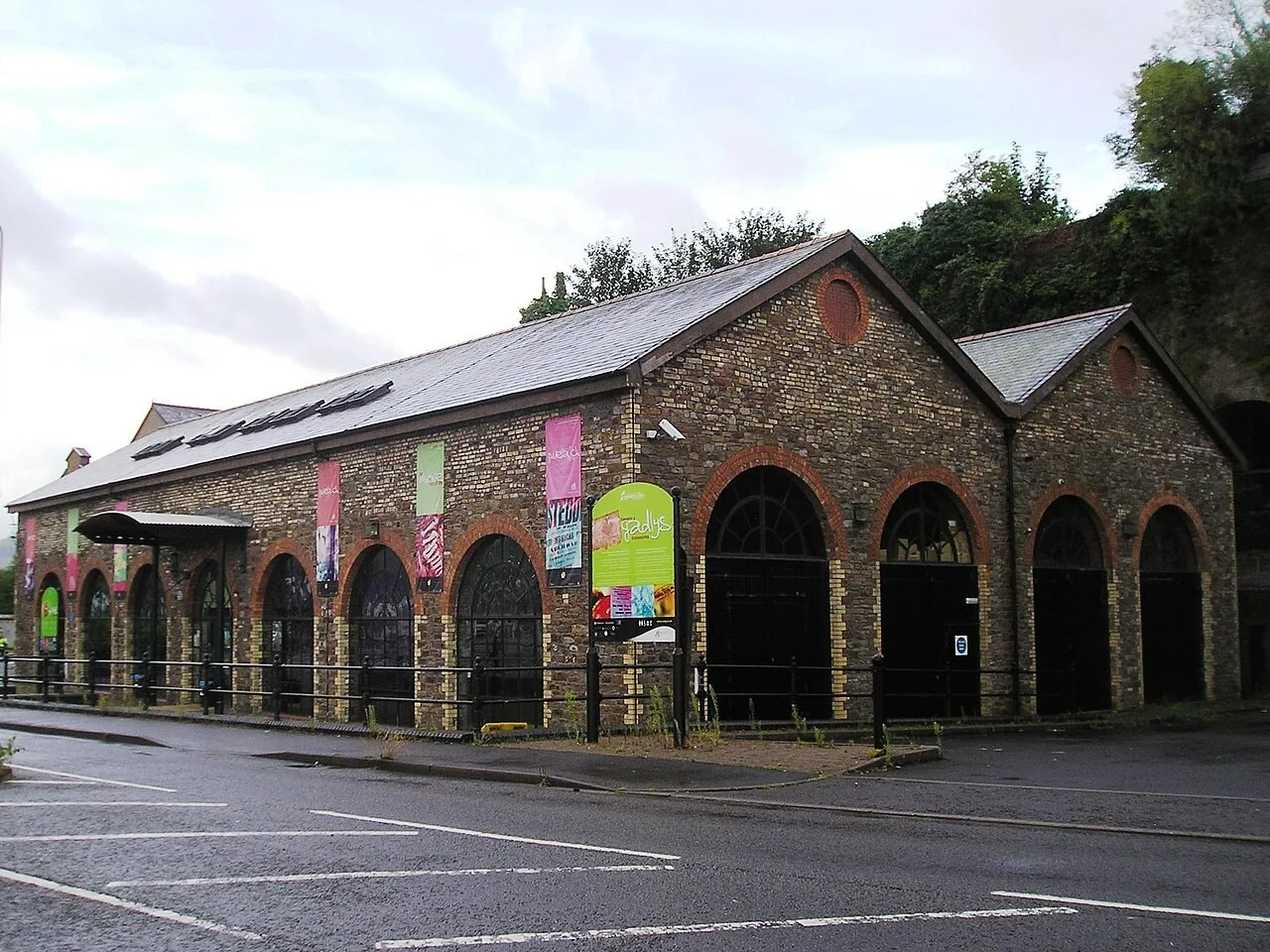 The exterior of Cynon Valley Museum in Aberdare