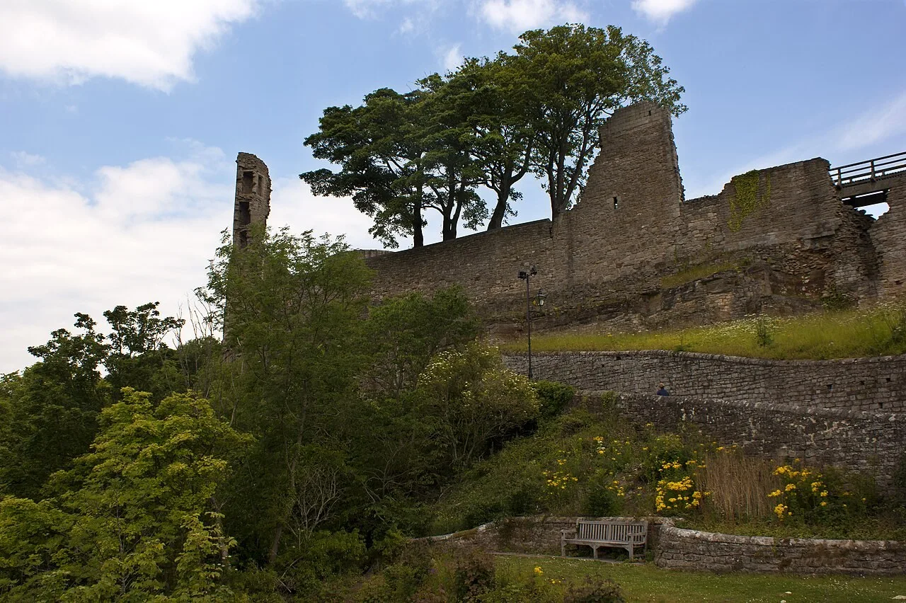 Ruined walls of Barnard Castle