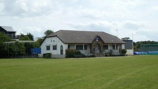 Sports ground and pavilion at Newbridge Fields
