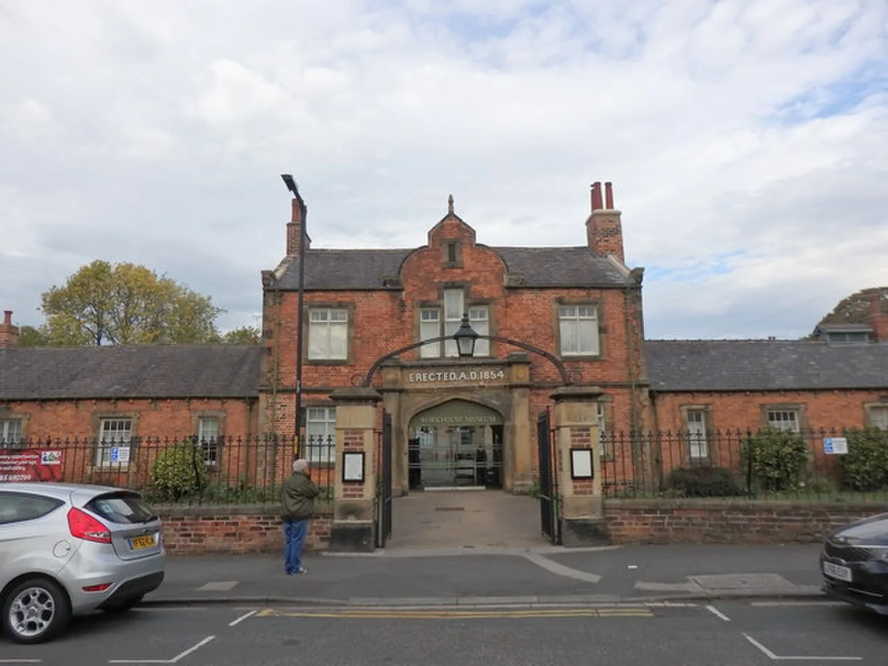 Historic gatehouse entrance of Ripon Workhouse Museum