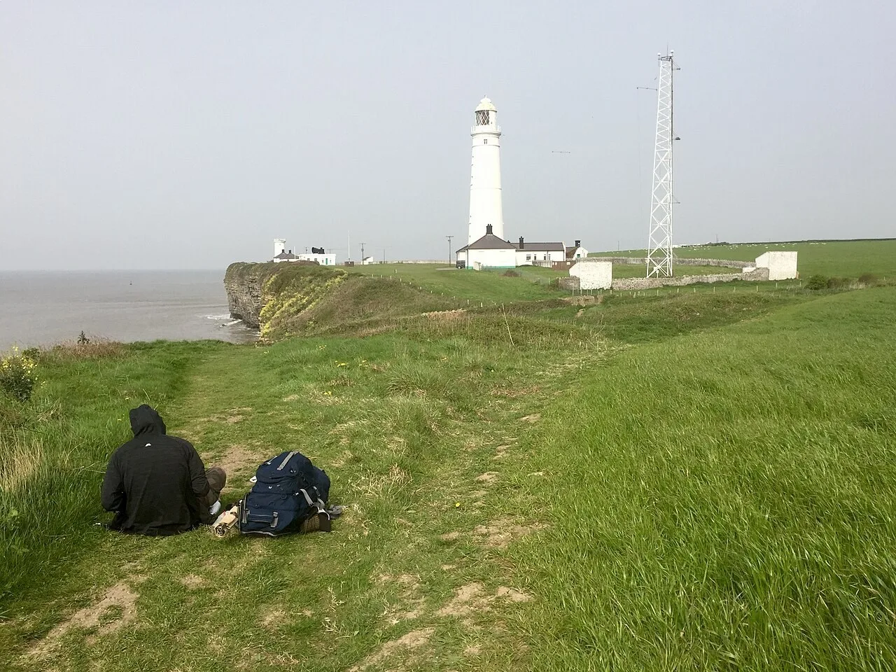 Nash Point lighthouse exterior near Marcross