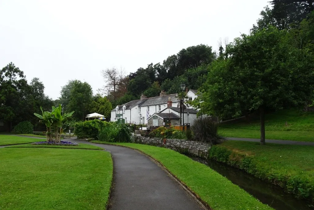 Trenance Gardens and heritage cottages in Newquay
