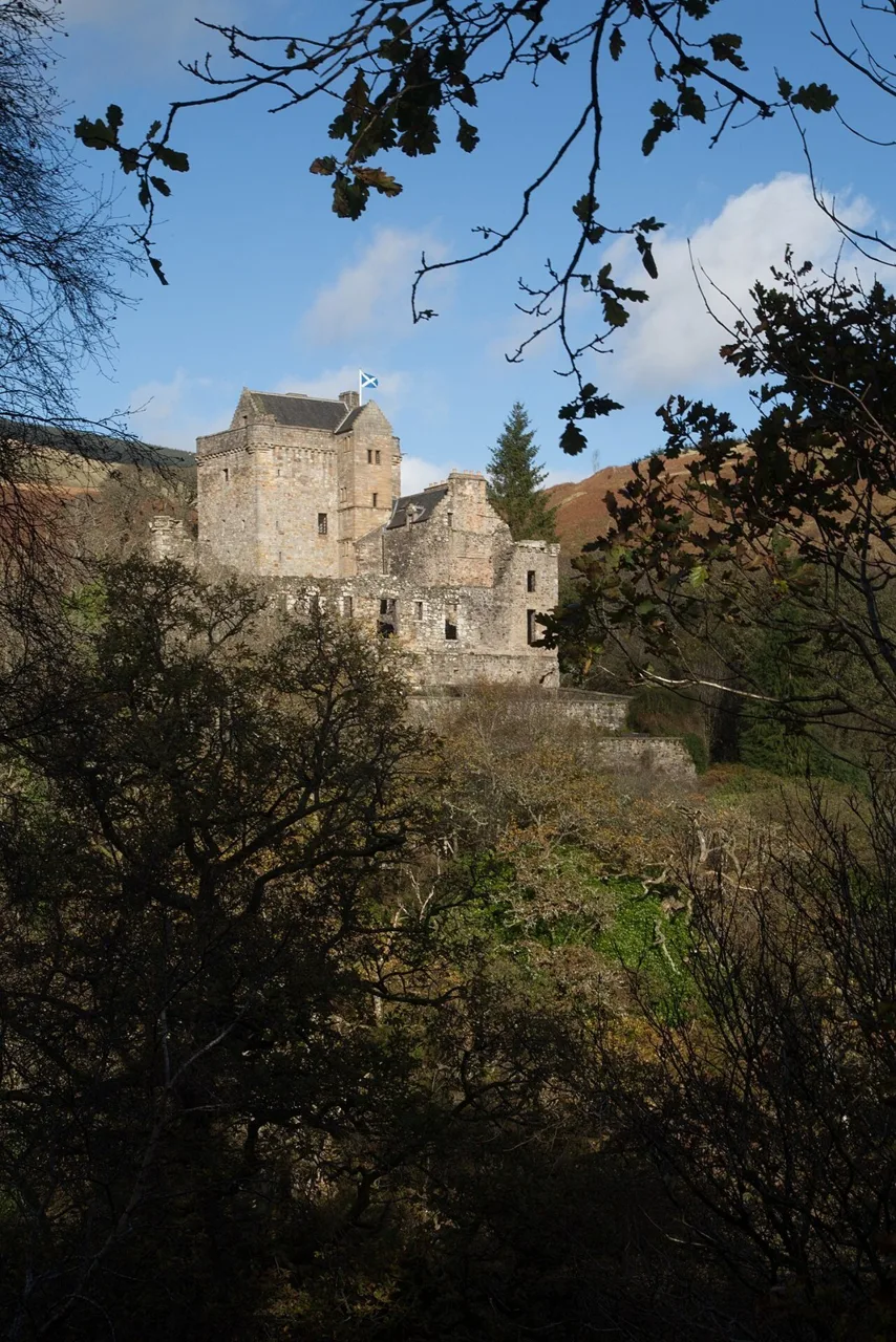 Castle Campbell above Dollar Glen