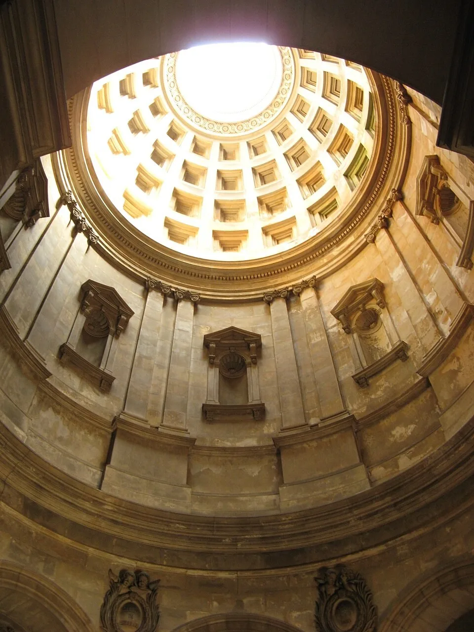The interior of Hamilton Mausoleum