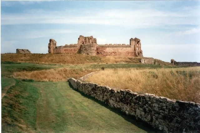 Tantallon Castle on the East Lothian coast
