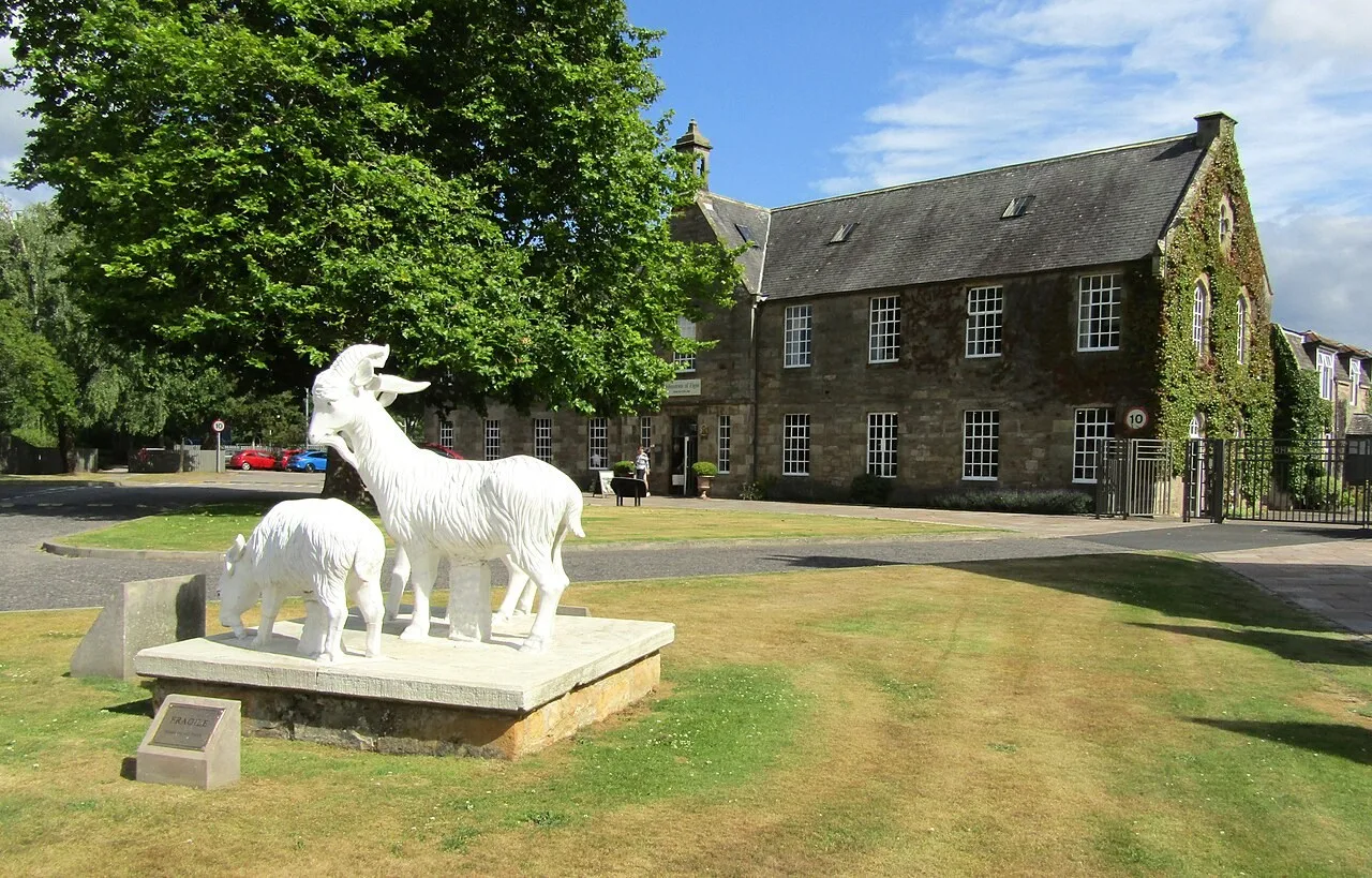 Johnstons of Elgin cashmere mill buildings