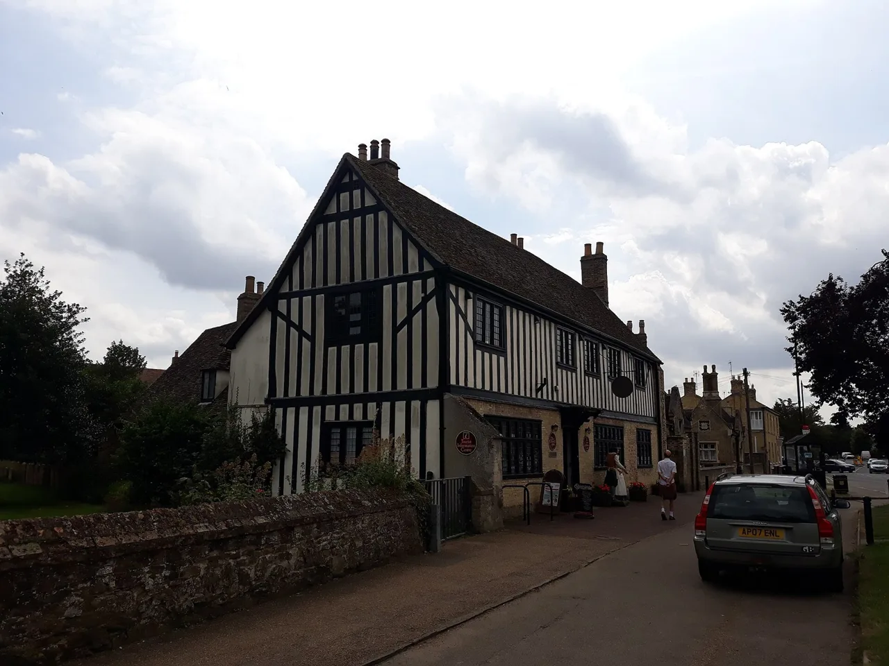 The timber-framed exterior of Oliver Cromwell’s House in Ely