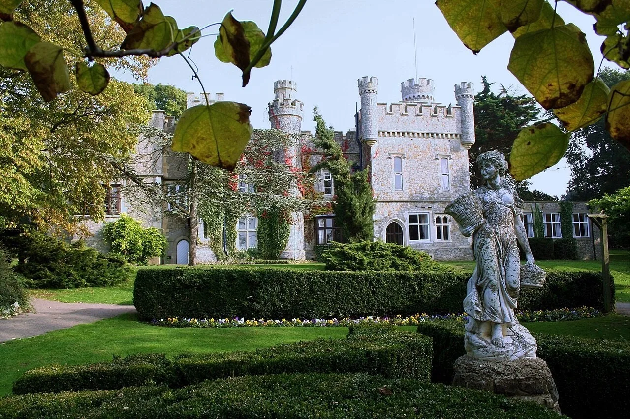 Whitstable Castle above its gardens