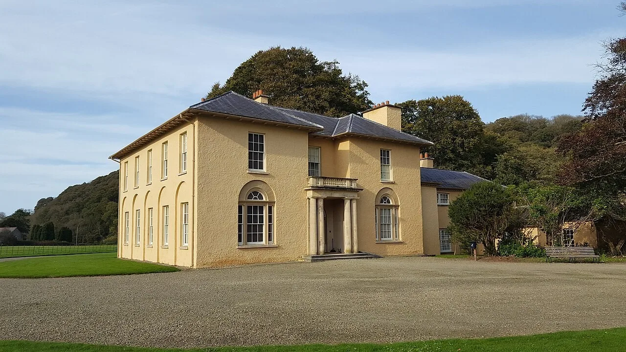 Georgian villa at Llanerchaeron near Aberaeron