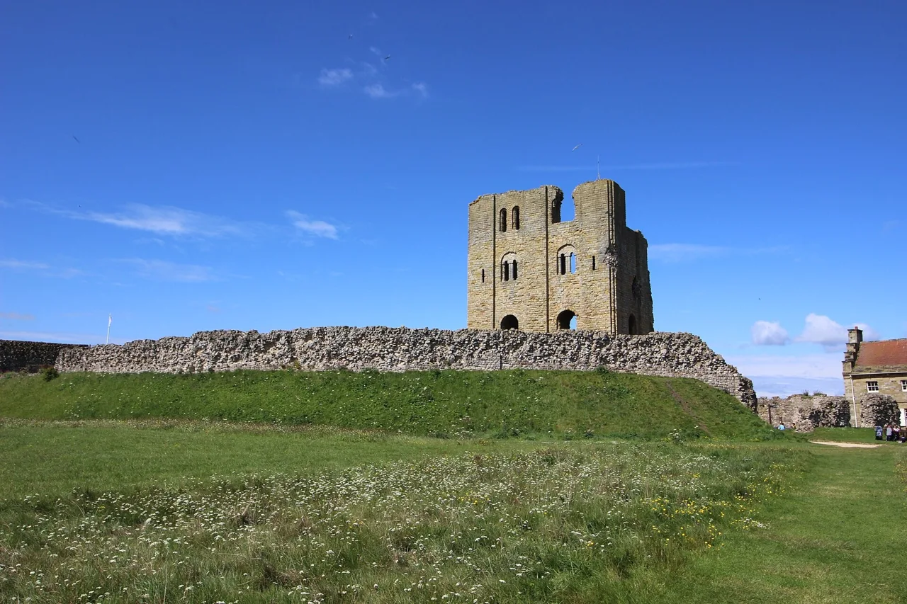 The ruined keep at Scarborough Castle
