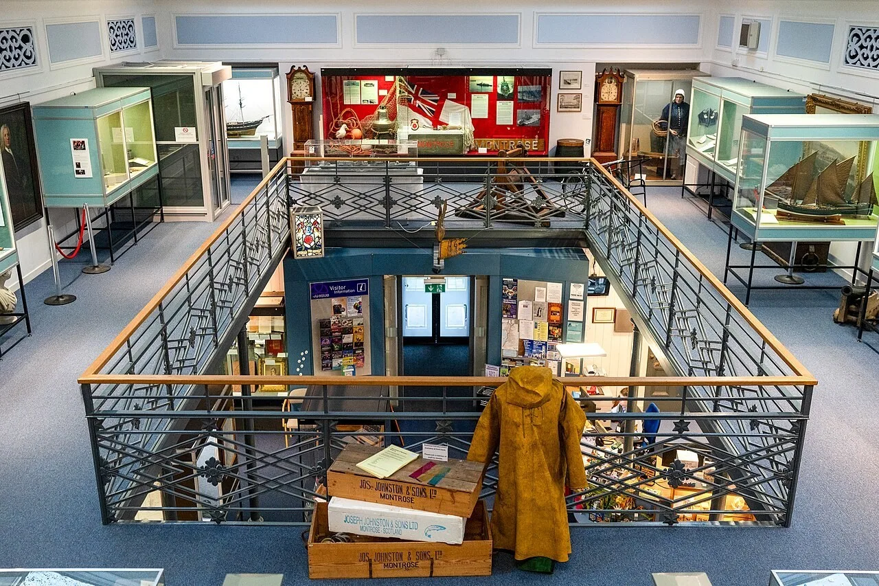 Displays inside Montrose Museum