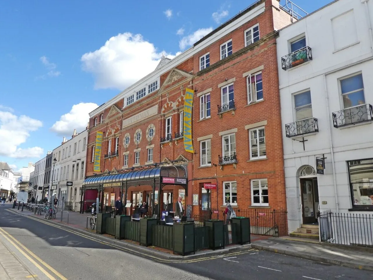 The red-brick Everyman Theatre exterior on Regent Street