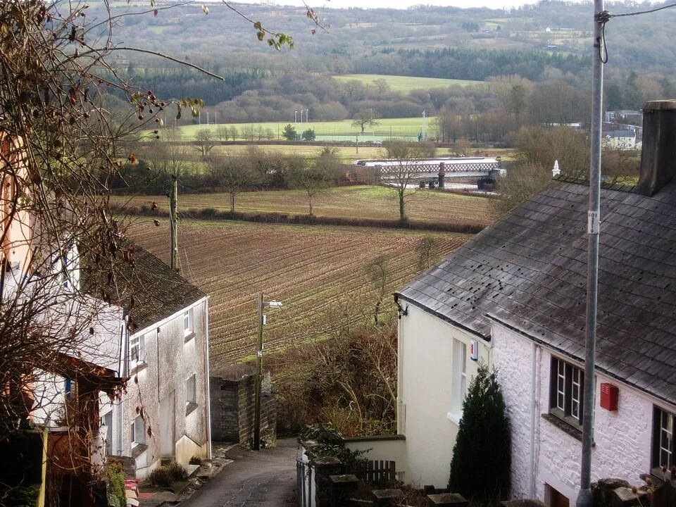 The streets of Llandeilo in Carmarthenshire