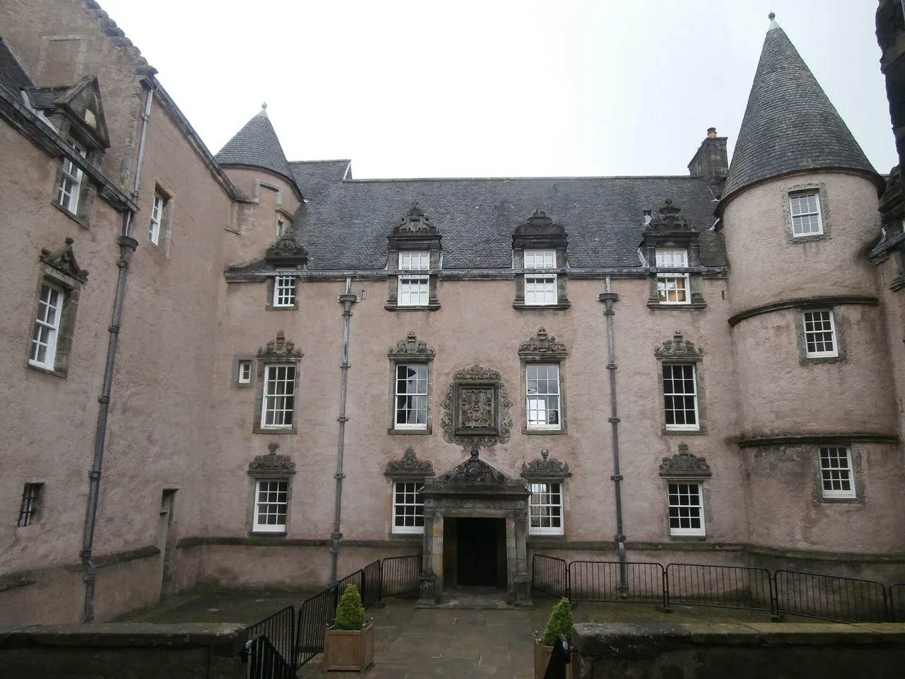 Historic courtyard facade of Argyll’s Lodging in Stirling