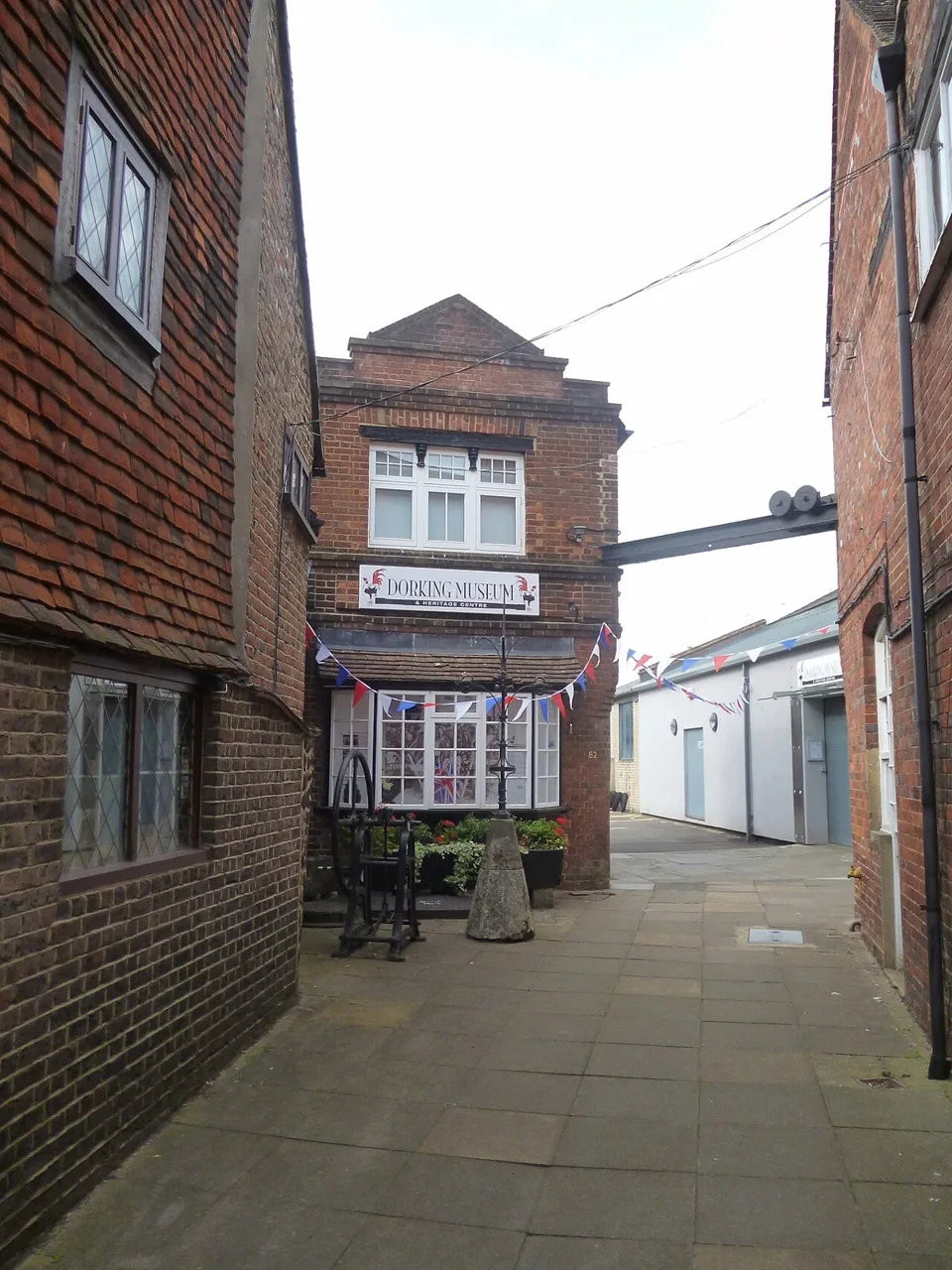 Dorking Museum entrance on West Street