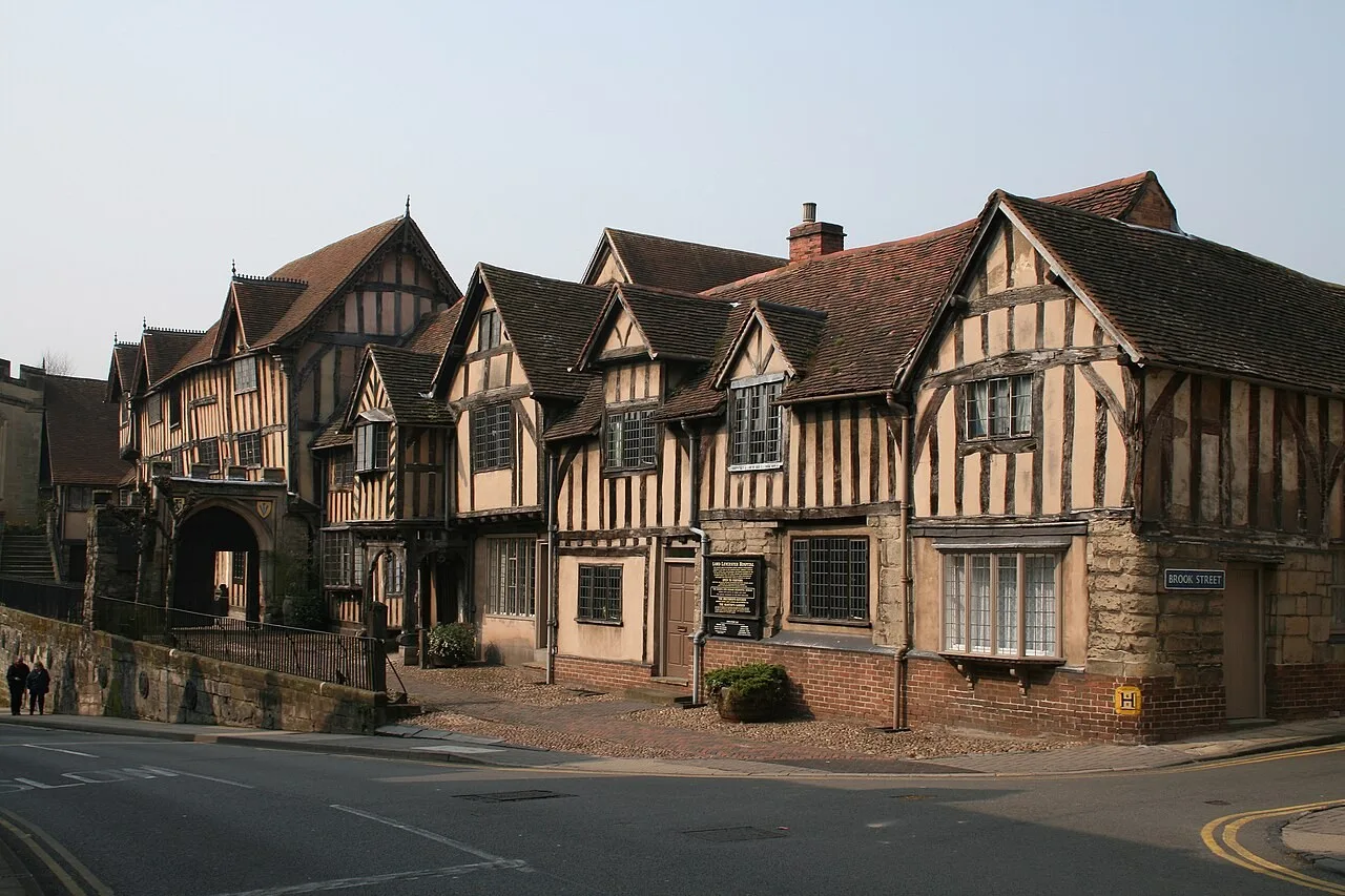 The timber-framed Lord Leycester in Warwick