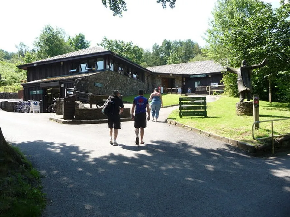 Afan Forest Park Visitor Centre, the starting point for local forest walks