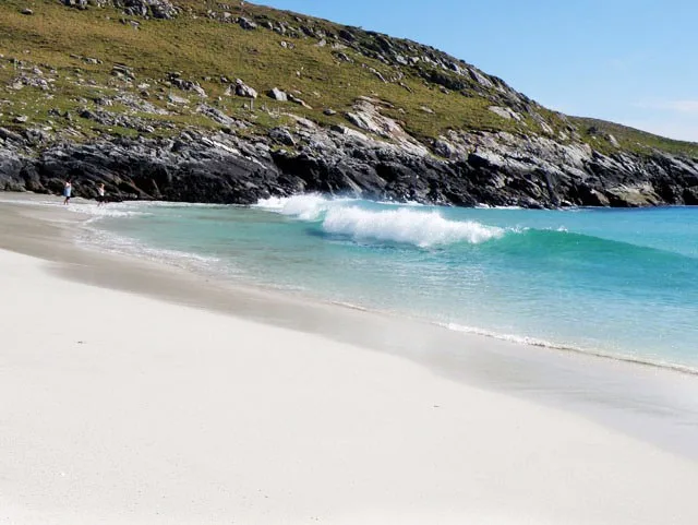 Sands of Meal beach on West Burra near Scalloway