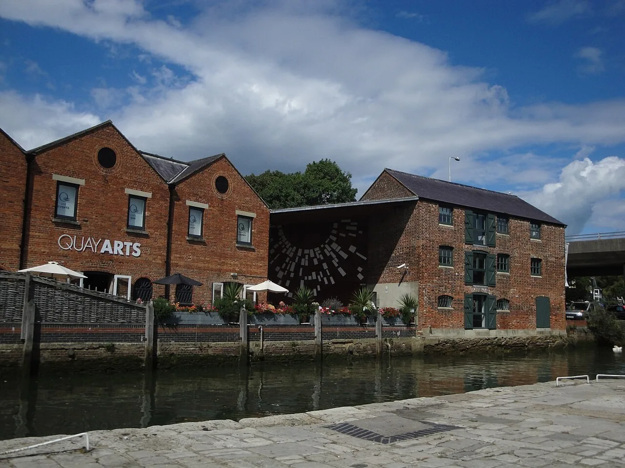 Quay Arts centre beside the quay in Newport, Isle of Wight
