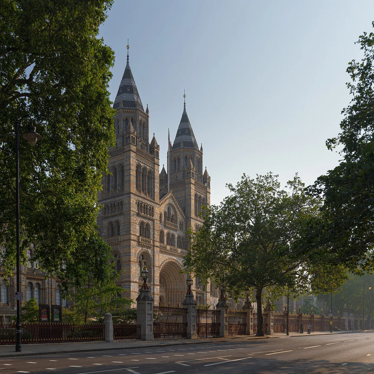 The Natural History Museum’s terracotta façade in South Kensington
