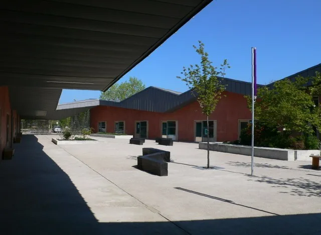 The contemporary Ruthin Craft Centre building