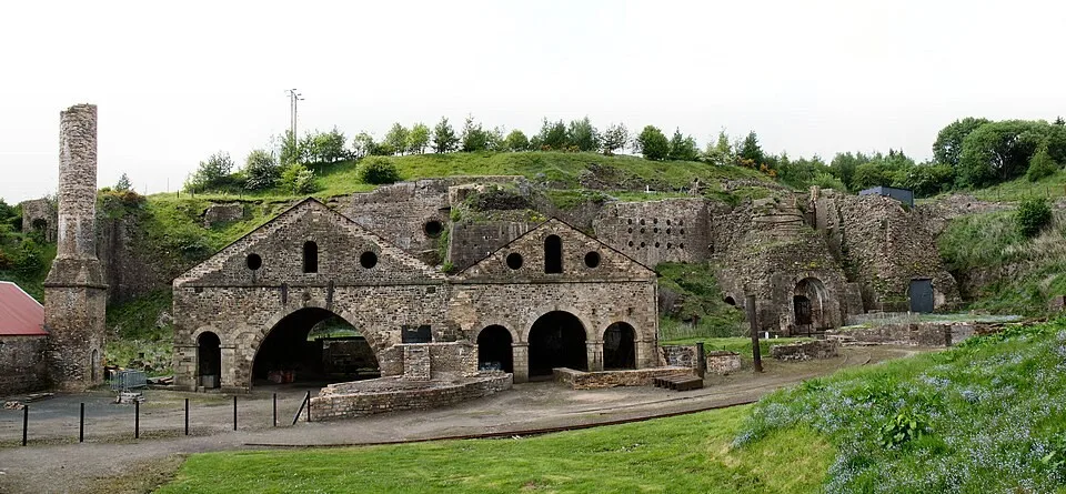 Blaenafon Ironworks in Blaenavon