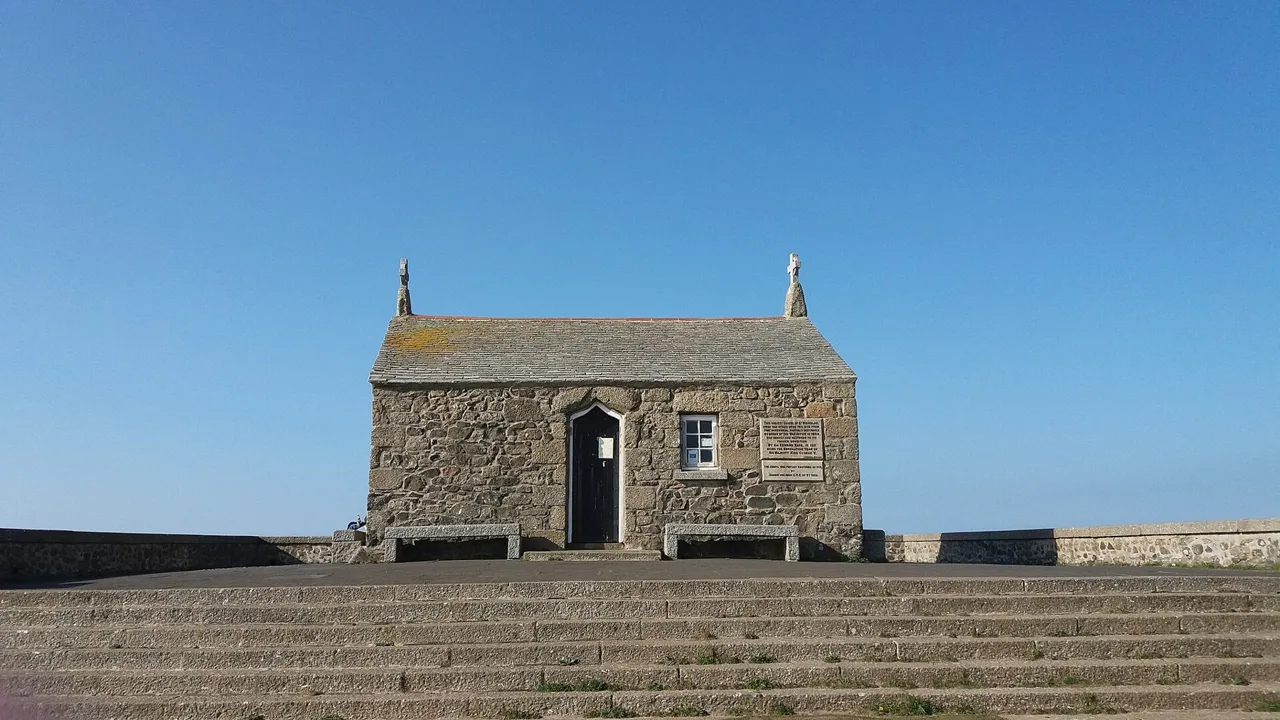 St Nicholas Chapel on the Island headland in St Ives