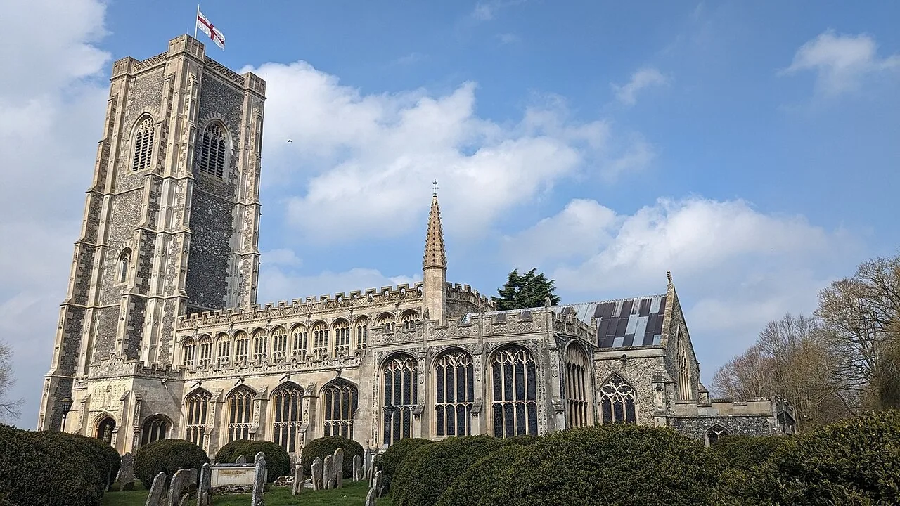 St Peter and St Paul church in Lavenham