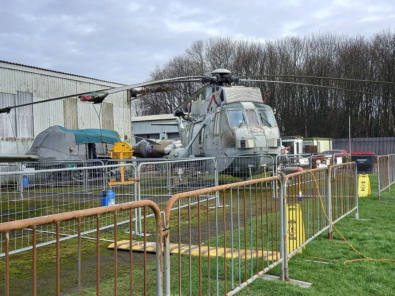 A Westland Sea King at South Yorkshire Aircraft Museum in Doncaster