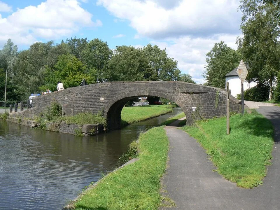 The canal at Pontymoile Basin in Pontypool