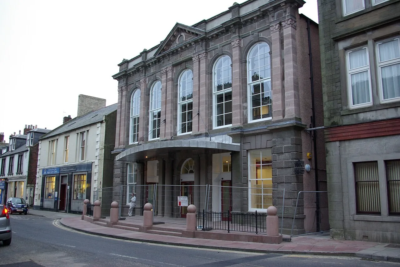 Webster Memorial Theatre exterior in Arbroath
