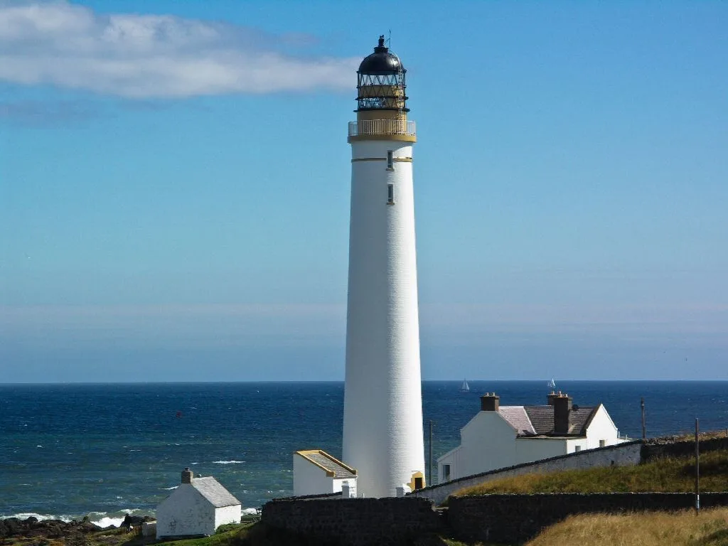 Scurdie Ness Lighthouse near Ferryden