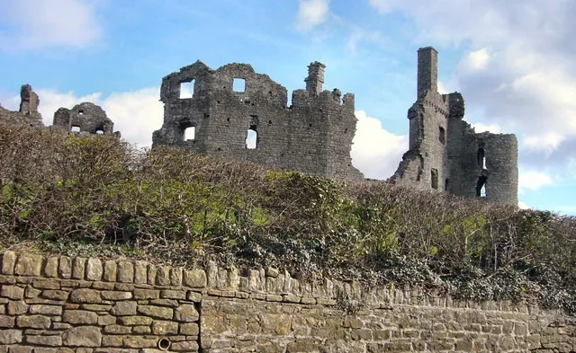 The ruins of Castell Coety in Coity