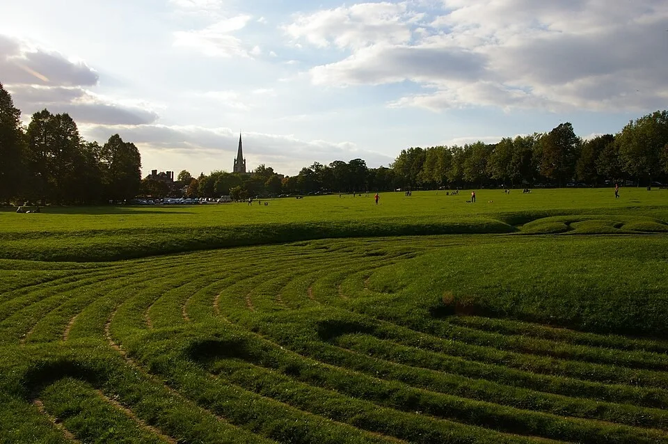 The turf maze on Saffron Walden Common