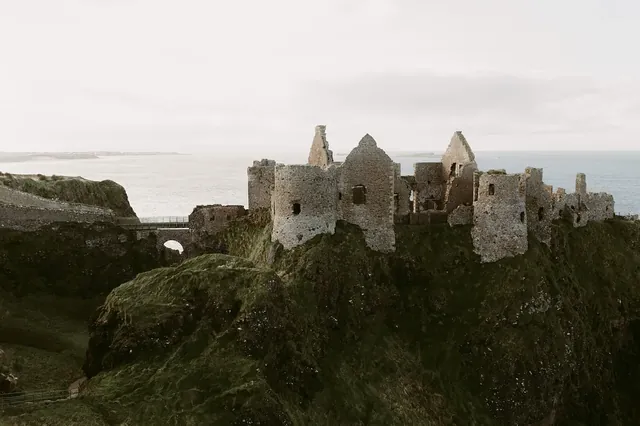 Dunluce Castle on the County Antrim coast