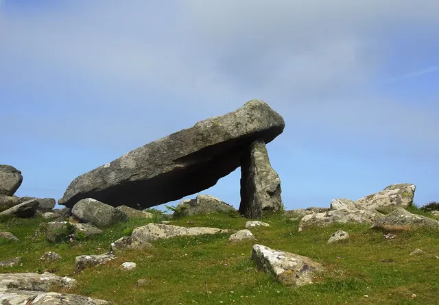 Coetan Arthur burial chamber on St David’s Head