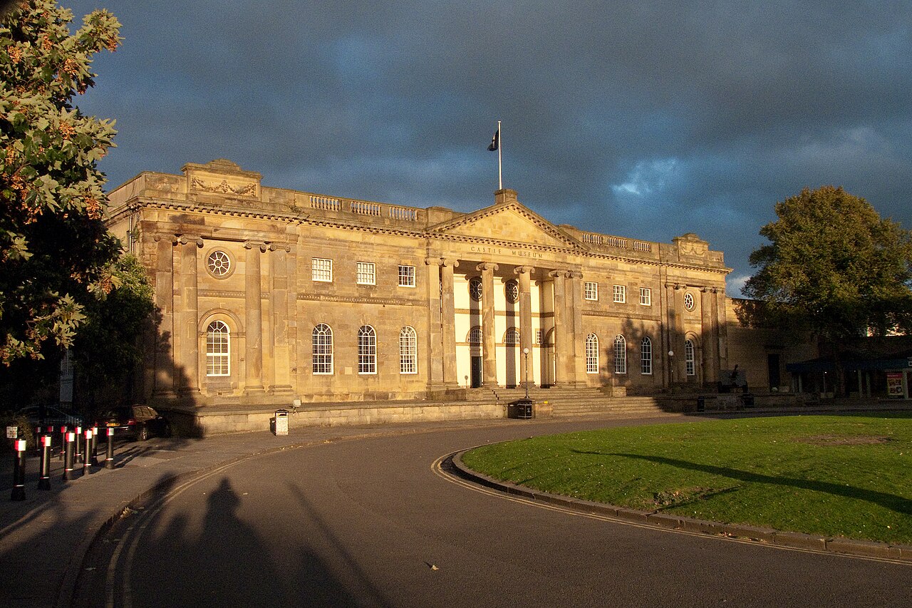 York Castle Museum in evening sunlight